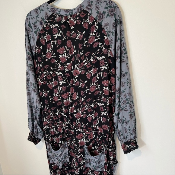 Free People Womens Sheila Floral Jumpsuit Romper Long Sleeve Lightweight Medium‎ - Picture 15 of 16